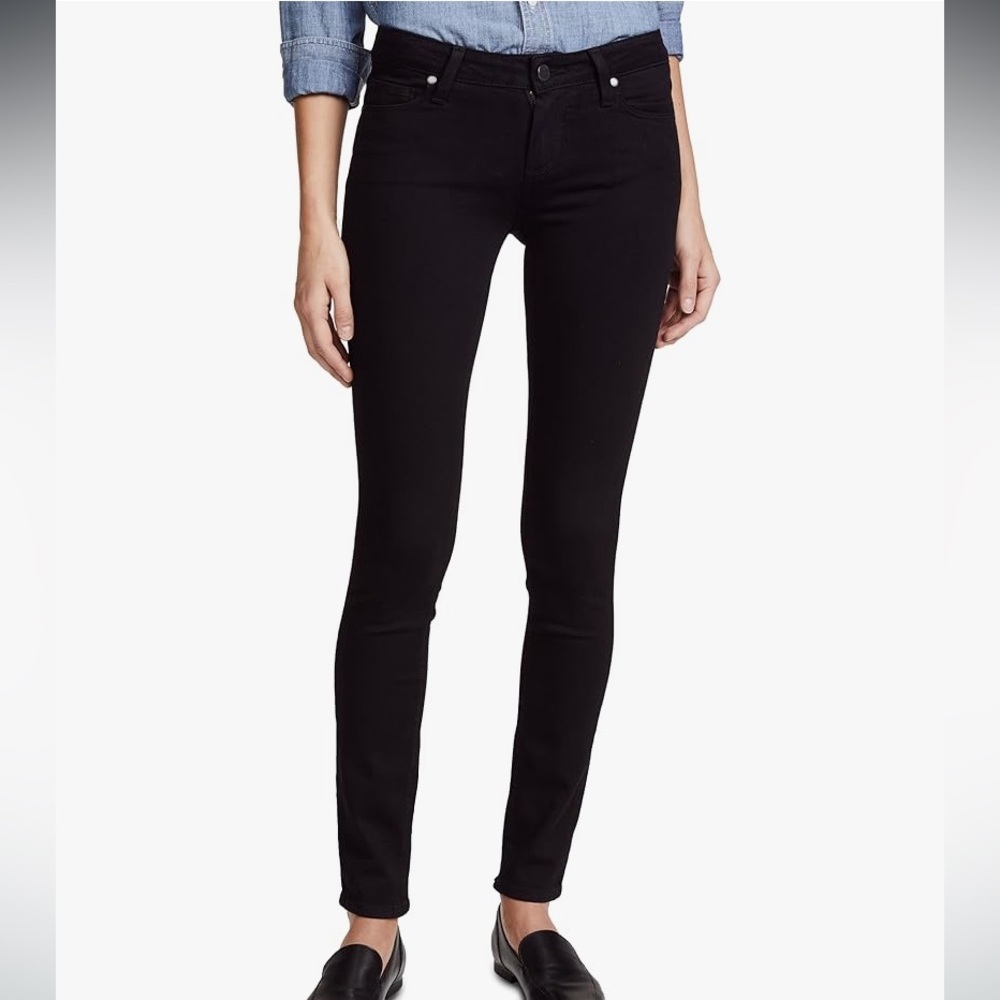 PAIGE Denim Women's Transcend Verdugo Ultra Skinny Jeans size 30 black